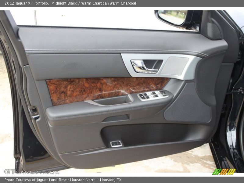 Midnight Black / Warm Charcoal/Warm Charcoal 2012 Jaguar XF Portfolio