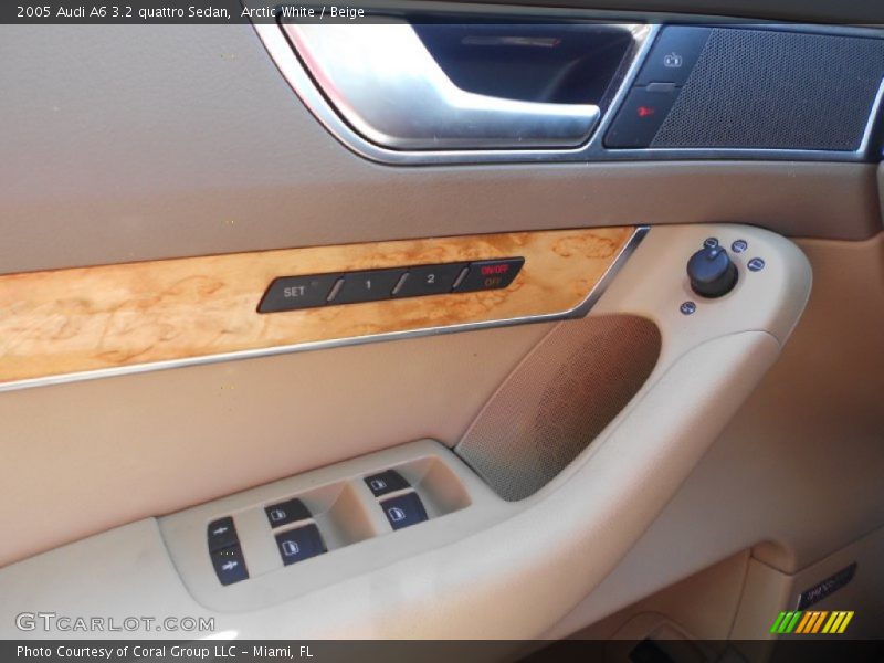 Arctic White / Beige 2005 Audi A6 3.2 quattro Sedan