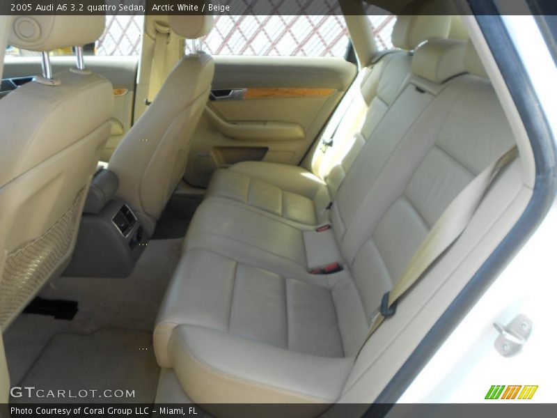 Arctic White / Beige 2005 Audi A6 3.2 quattro Sedan