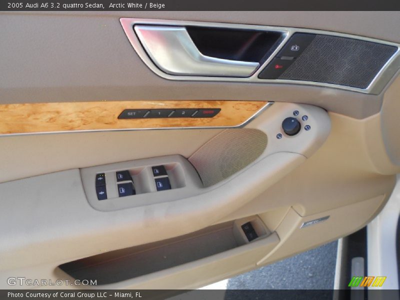 Arctic White / Beige 2005 Audi A6 3.2 quattro Sedan