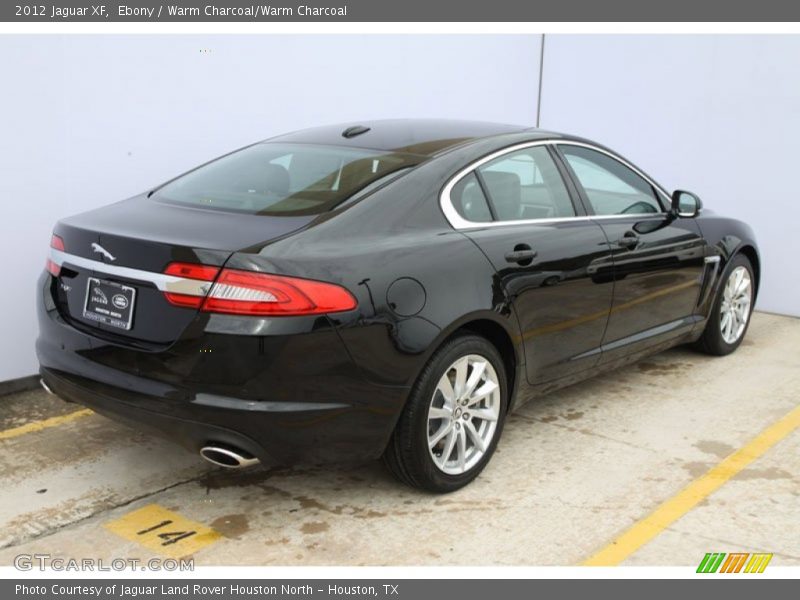 Ebony / Warm Charcoal/Warm Charcoal 2012 Jaguar XF