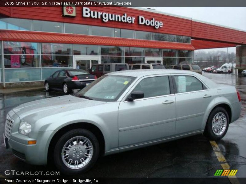 Satin Jade Pearl / Dark Slate Gray/Light Graystone 2005 Chrysler 300