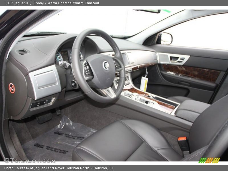 Ebony / Warm Charcoal/Warm Charcoal 2012 Jaguar XF