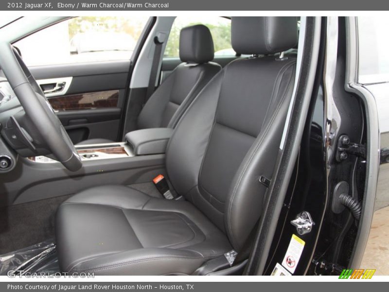 Ebony / Warm Charcoal/Warm Charcoal 2012 Jaguar XF
