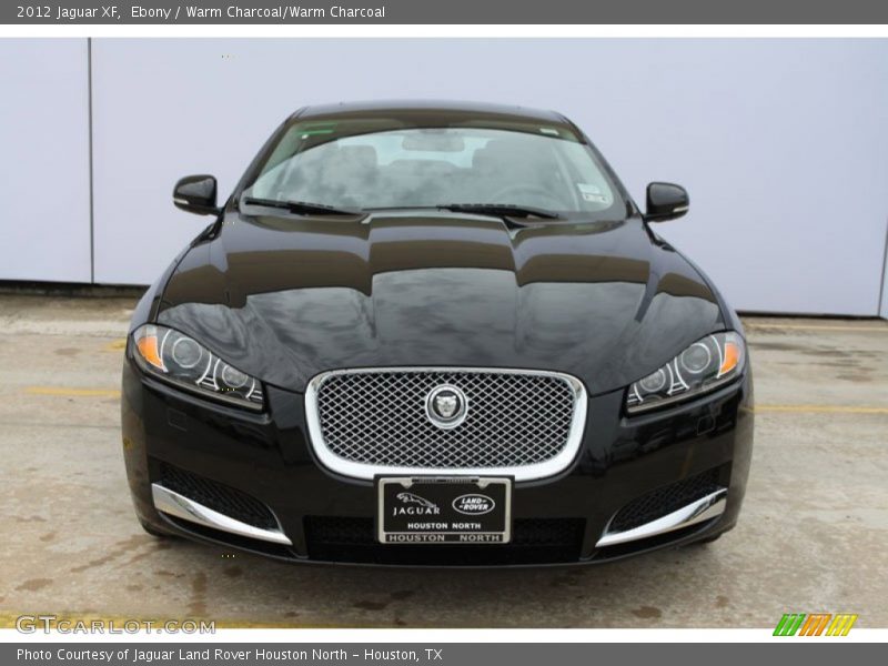 Ebony / Warm Charcoal/Warm Charcoal 2012 Jaguar XF