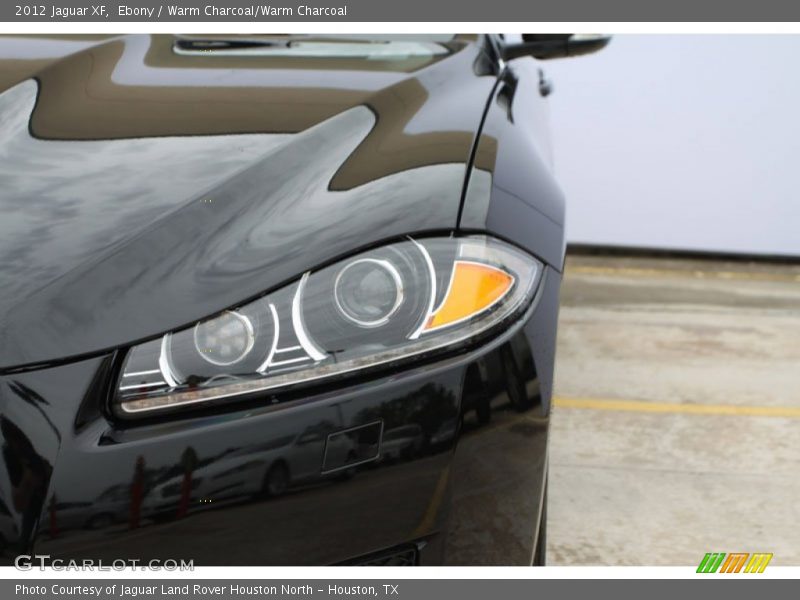 Ebony / Warm Charcoal/Warm Charcoal 2012 Jaguar XF