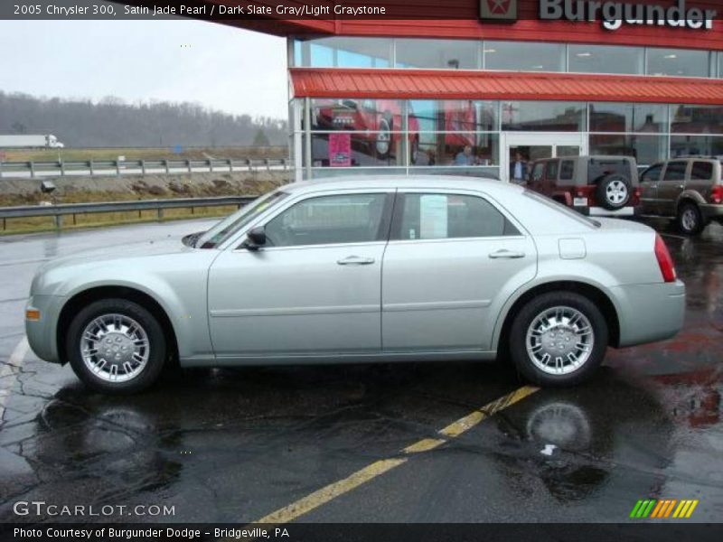 Satin Jade Pearl / Dark Slate Gray/Light Graystone 2005 Chrysler 300