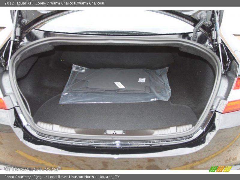 Ebony / Warm Charcoal/Warm Charcoal 2012 Jaguar XF