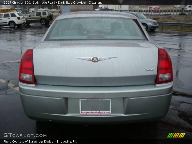 Satin Jade Pearl / Dark Slate Gray/Light Graystone 2005 Chrysler 300
