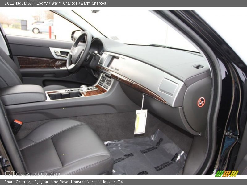Ebony / Warm Charcoal/Warm Charcoal 2012 Jaguar XF