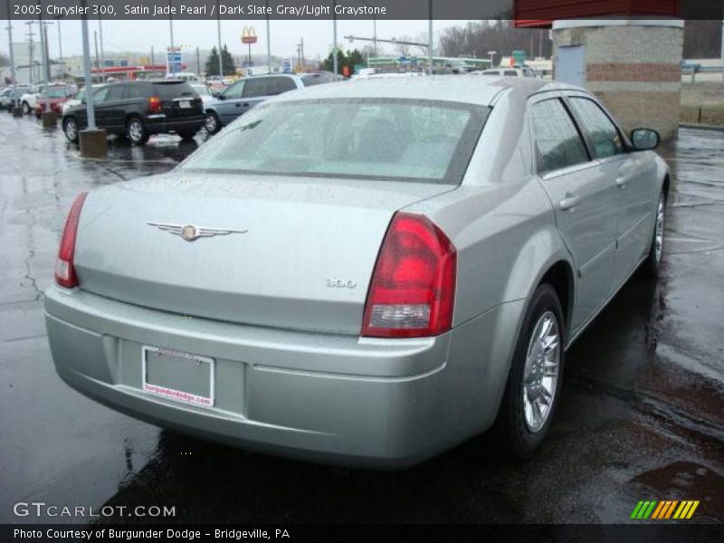 Satin Jade Pearl / Dark Slate Gray/Light Graystone 2005 Chrysler 300
