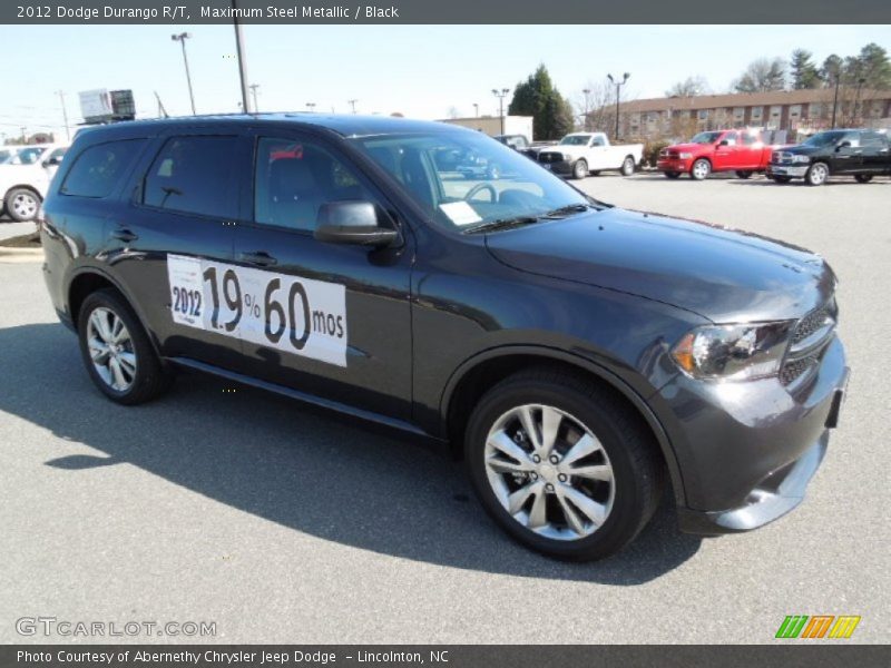Maximum Steel Metallic / Black 2012 Dodge Durango R/T