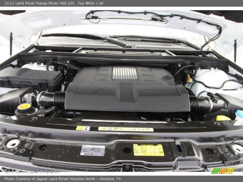 Fuji White / Jet 2012 Land Rover Range Rover HSE LUX