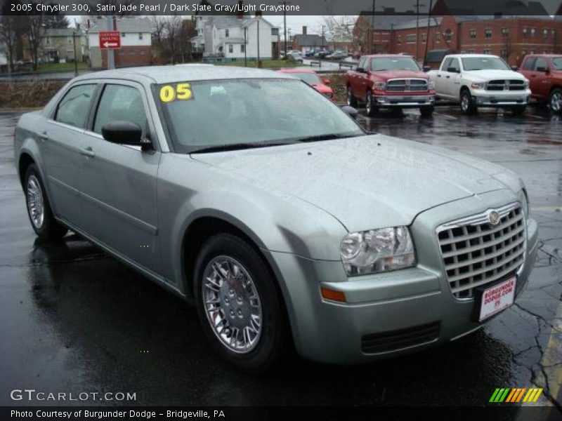 Satin Jade Pearl / Dark Slate Gray/Light Graystone 2005 Chrysler 300