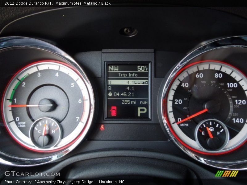 Maximum Steel Metallic / Black 2012 Dodge Durango R/T