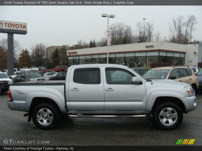 Silver Streak Mica / Graphite Gray 2006 Toyota Tacoma V6 TRD Sport Double Cab 4x4