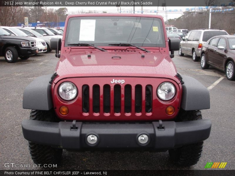 Deep Cherry Red Crystal Pearl / Black/Dark Saddle 2012 Jeep Wrangler Rubicon 4X4