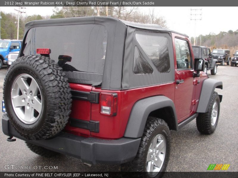 Deep Cherry Red Crystal Pearl / Black/Dark Saddle 2012 Jeep Wrangler Rubicon 4X4