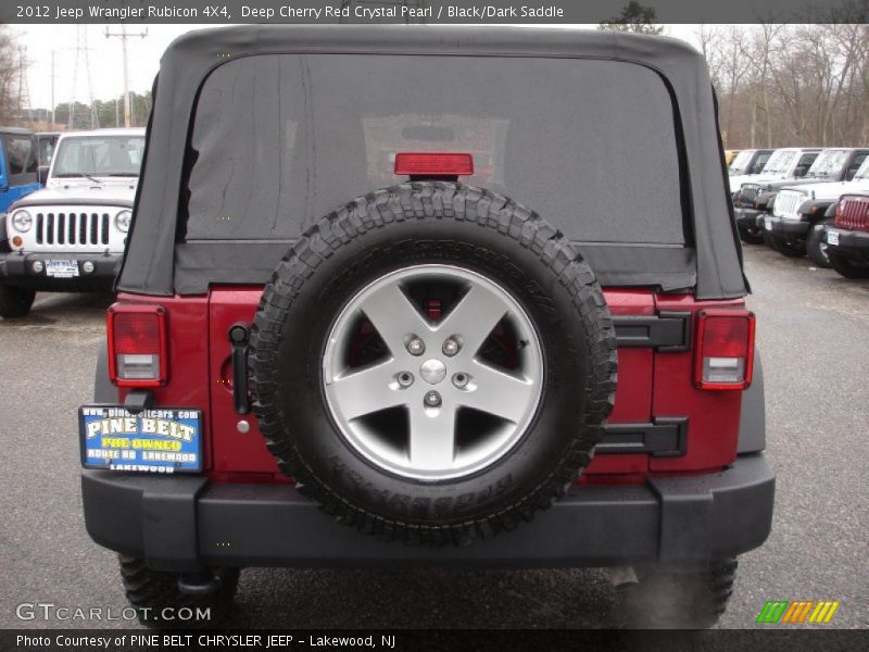 Deep Cherry Red Crystal Pearl / Black/Dark Saddle 2012 Jeep Wrangler Rubicon 4X4