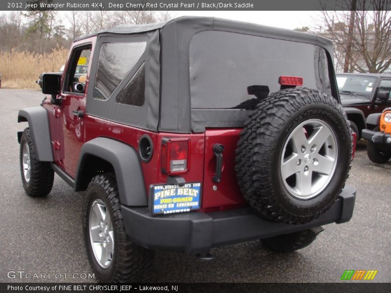 Deep Cherry Red Crystal Pearl / Black/Dark Saddle 2012 Jeep Wrangler Rubicon 4X4