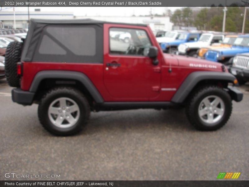 Deep Cherry Red Crystal Pearl / Black/Dark Saddle 2012 Jeep Wrangler Rubicon 4X4