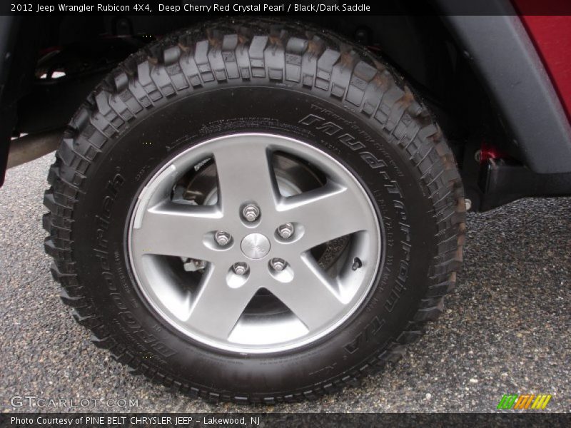 Deep Cherry Red Crystal Pearl / Black/Dark Saddle 2012 Jeep Wrangler Rubicon 4X4