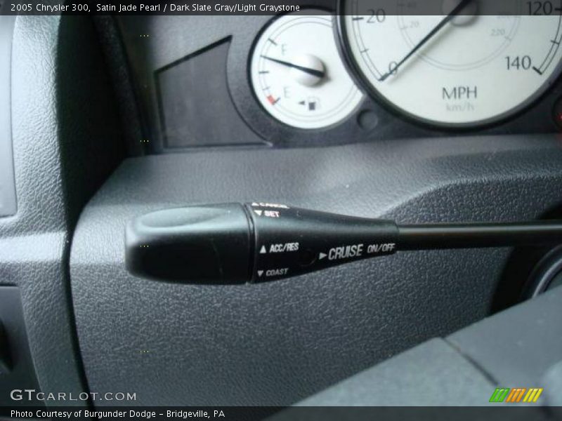 Satin Jade Pearl / Dark Slate Gray/Light Graystone 2005 Chrysler 300
