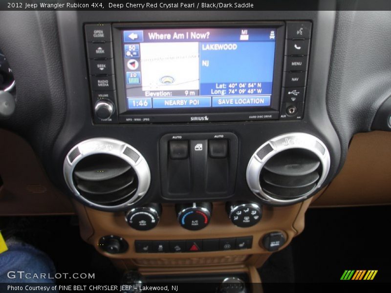 Deep Cherry Red Crystal Pearl / Black/Dark Saddle 2012 Jeep Wrangler Rubicon 4X4