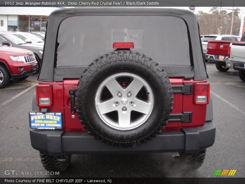 Deep Cherry Red Crystal Pearl / Black/Dark Saddle 2012 Jeep Wrangler Rubicon 4X4