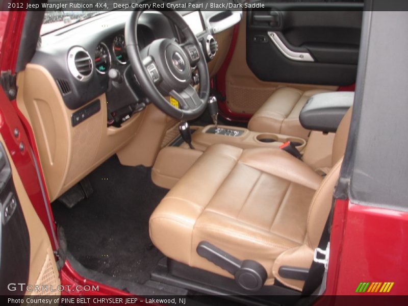 Deep Cherry Red Crystal Pearl / Black/Dark Saddle 2012 Jeep Wrangler Rubicon 4X4