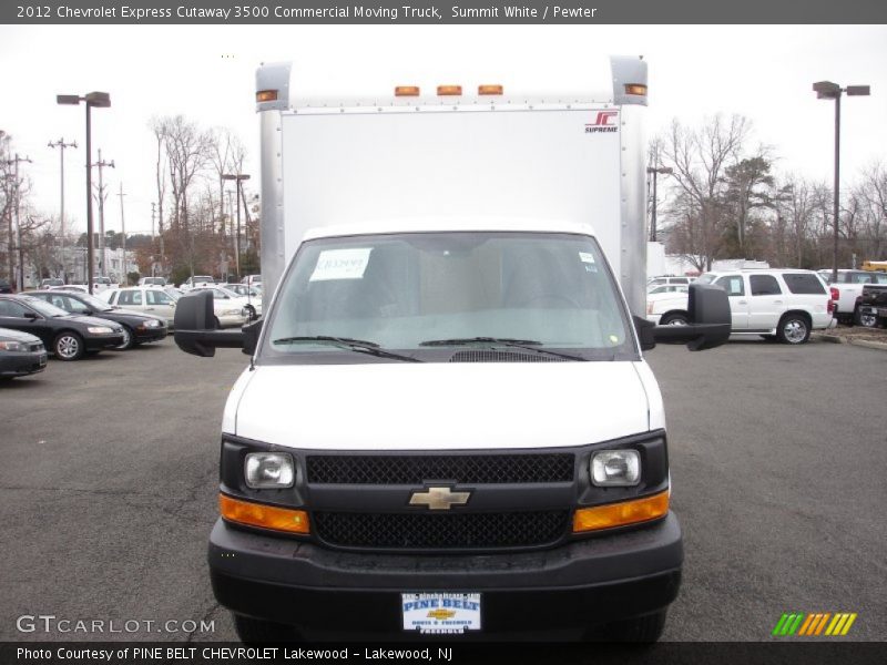 Summit White / Pewter 2012 Chevrolet Express Cutaway 3500 Commercial Moving Truck