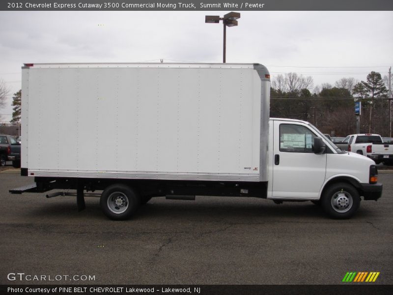  2012 Express Cutaway 3500 Commercial Moving Truck Summit White
