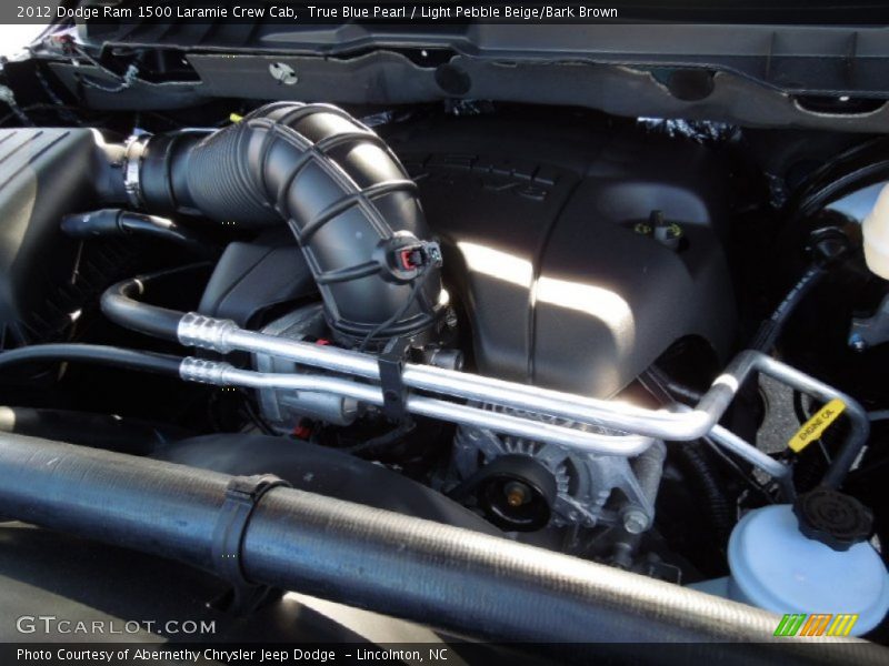 True Blue Pearl / Light Pebble Beige/Bark Brown 2012 Dodge Ram 1500 Laramie Crew Cab