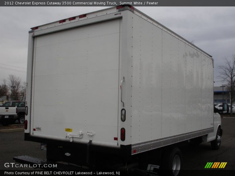 Summit White / Pewter 2012 Chevrolet Express Cutaway 3500 Commercial Moving Truck
