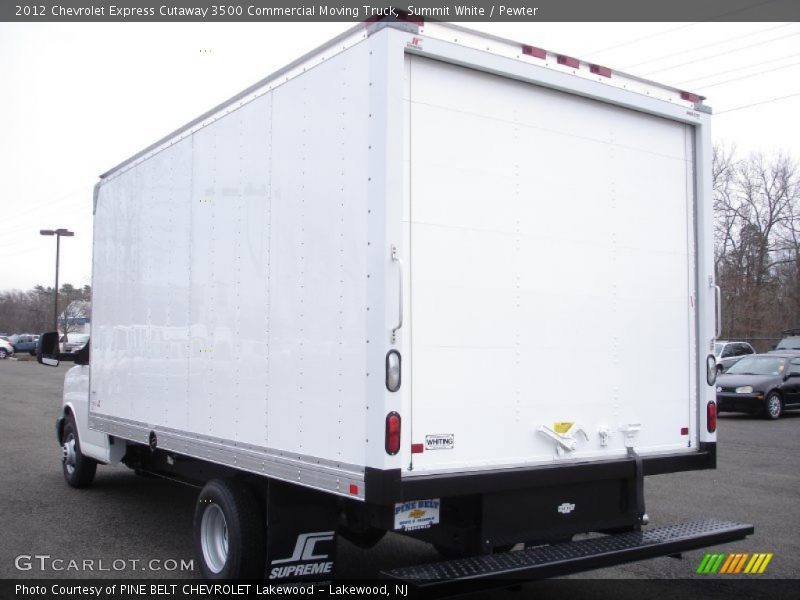 Summit White / Pewter 2012 Chevrolet Express Cutaway 3500 Commercial Moving Truck