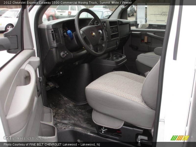 Summit White / Pewter 2012 Chevrolet Express Cutaway 3500 Commercial Moving Truck