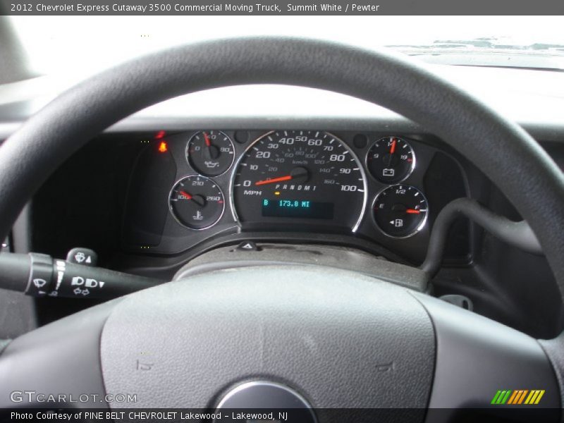  2012 Express Cutaway 3500 Commercial Moving Truck 3500 Commercial Moving Truck Gauges