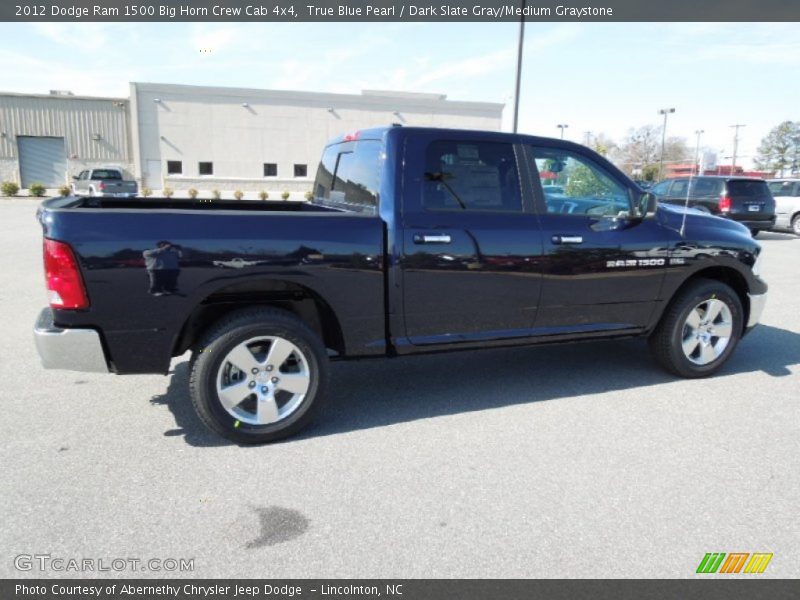 True Blue Pearl / Dark Slate Gray/Medium Graystone 2012 Dodge Ram 1500 Big Horn Crew Cab 4x4