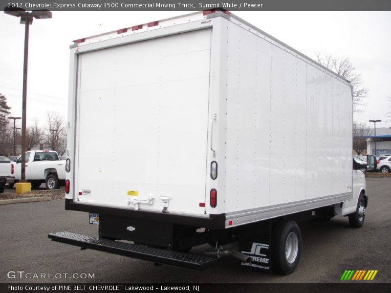 Summit White / Pewter 2012 Chevrolet Express Cutaway 3500 Commercial Moving Truck