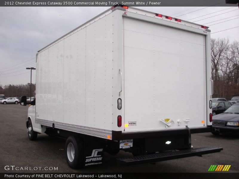 Summit White / Pewter 2012 Chevrolet Express Cutaway 3500 Commercial Moving Truck
