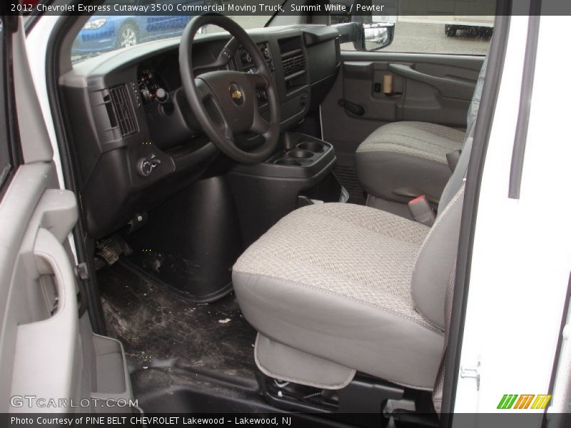 Summit White / Pewter 2012 Chevrolet Express Cutaway 3500 Commercial Moving Truck