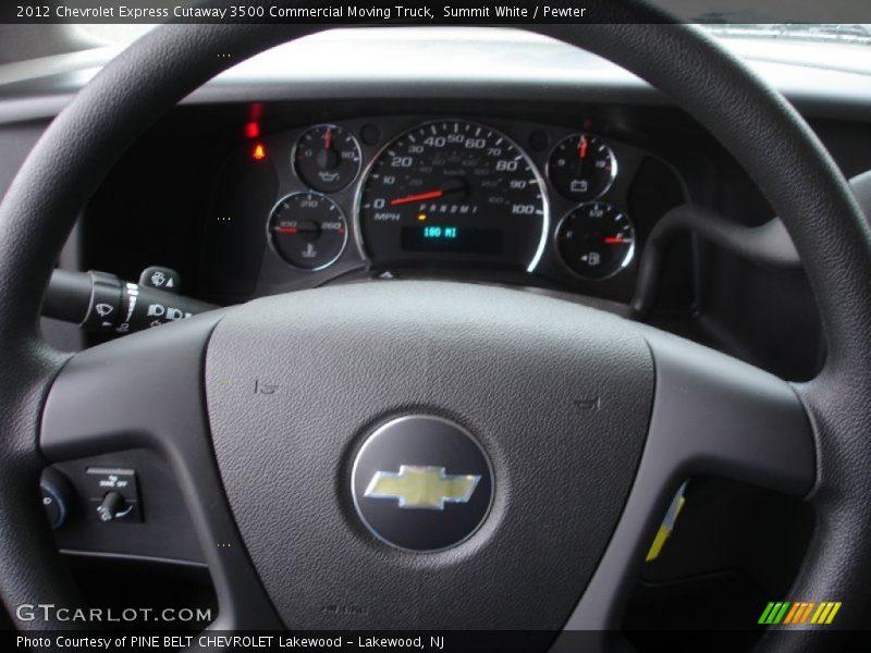 Summit White / Pewter 2012 Chevrolet Express Cutaway 3500 Commercial Moving Truck