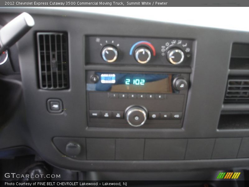 Summit White / Pewter 2012 Chevrolet Express Cutaway 3500 Commercial Moving Truck