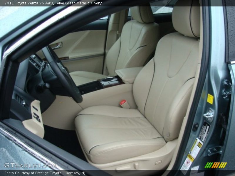 Aloe Green Metallic / Ivory 2011 Toyota Venza V6 AWD