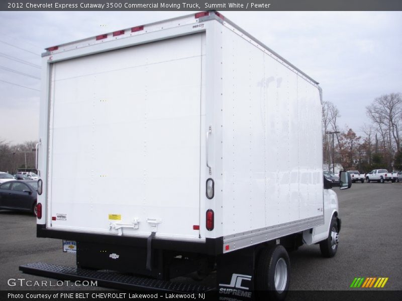 Summit White / Pewter 2012 Chevrolet Express Cutaway 3500 Commercial Moving Truck