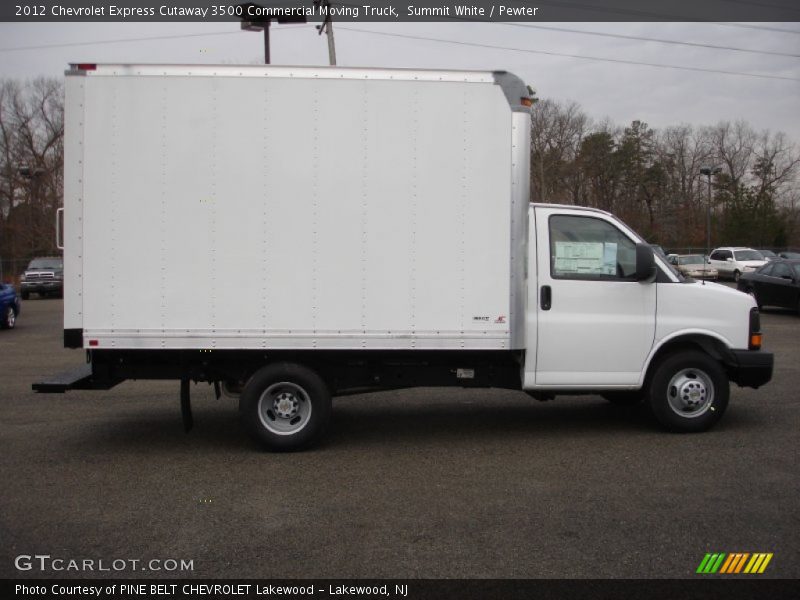  2012 Express Cutaway 3500 Commercial Moving Truck Summit White