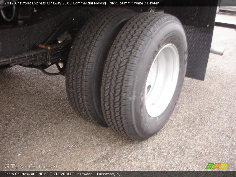 Summit White / Pewter 2012 Chevrolet Express Cutaway 3500 Commercial Moving Truck