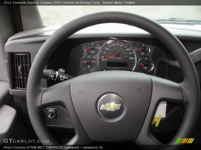 Summit White / Pewter 2012 Chevrolet Express Cutaway 3500 Commercial Moving Truck
