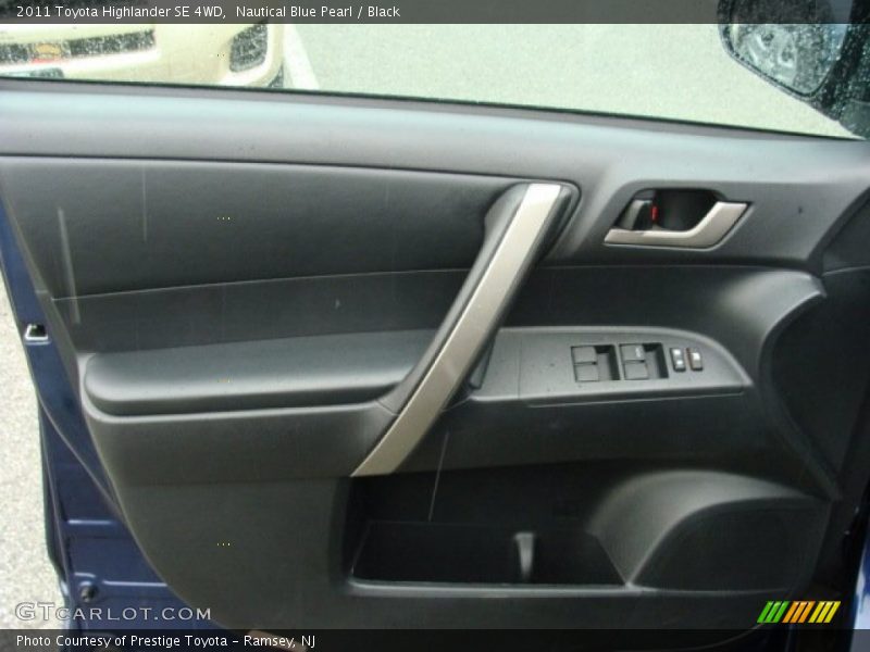Nautical Blue Pearl / Black 2011 Toyota Highlander SE 4WD