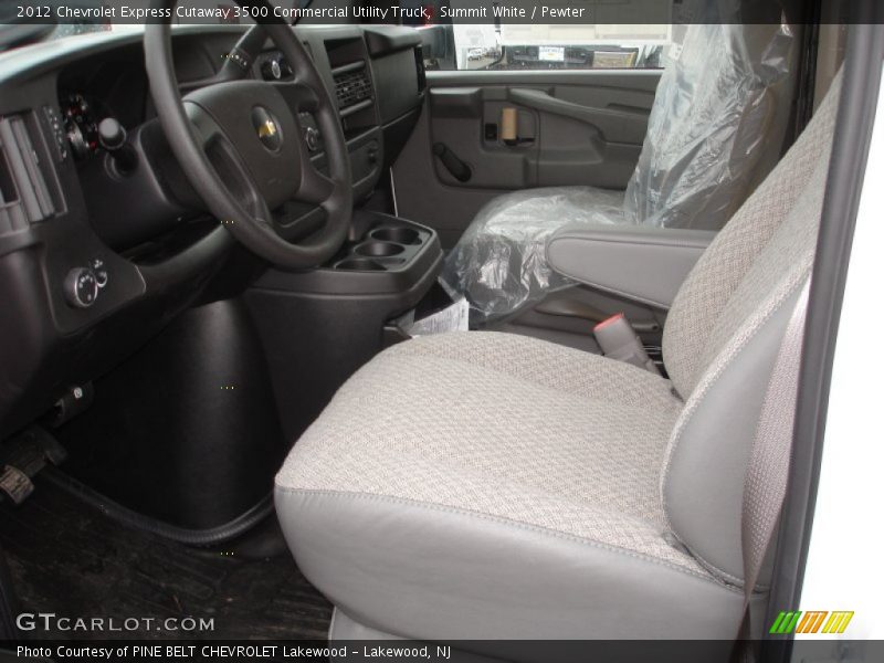 Summit White / Pewter 2012 Chevrolet Express Cutaway 3500 Commercial Utility Truck